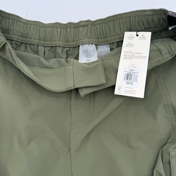 NWT New Calia Women’s High Rise Cargo Pocket Pants Medium M - Picture 3 of 3